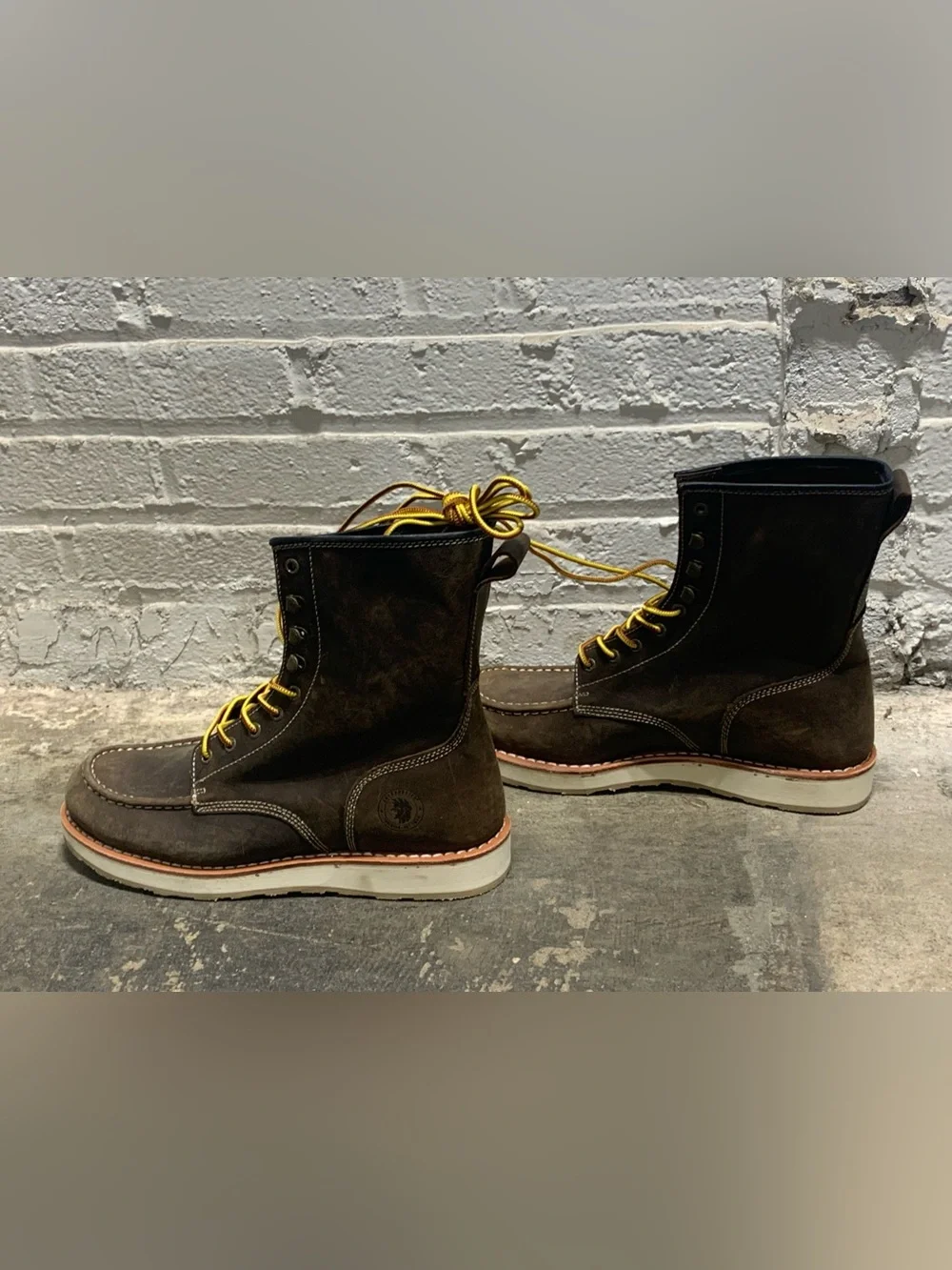 NWOB Rock Rooster Mantua 8” MENS Soft Toe Work Boots - 11.5 MENS - Picture 16 of 16
